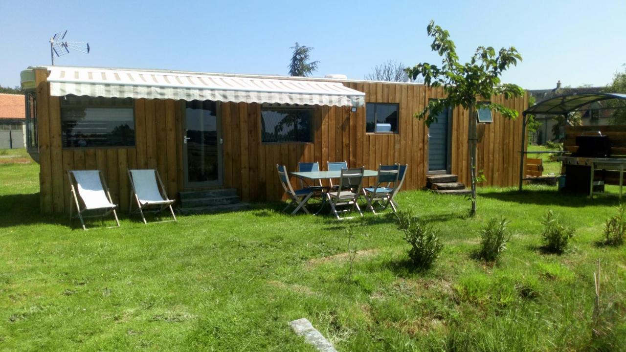 Mobil Home Vintage A La Ferme Des Buttons Rosnay  Экстерьер фото
